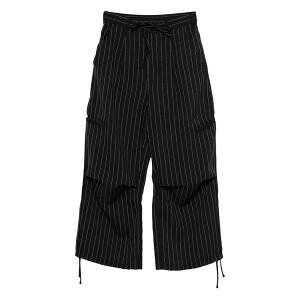 ���C�X���[ ���f�B�[�X �J�W���A���p���c �{�g���X Stripe-pattern trousers Black