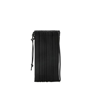�v���[�c �v���[�Y �C�b�Z�C �~���P �����Y �V�����_�[�o�b�O �o�b�O Dewdrop pleated crossbody bag Black