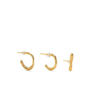 �A���M�G�[�� ���f�B�[�X �s�A�X���C�������O �A�N�Z�T���[ Starry night earrings set of three Gold