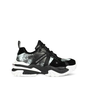 �x���T�[�` �����Y �X�j�[�J�[ �V���[�Y Panelled sneakers Black