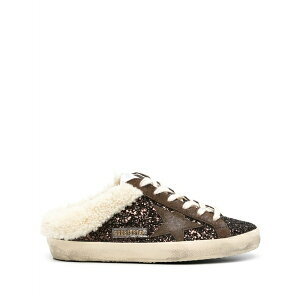 �S�[���f���O�[�X ���f�B�[�X �T���_�� �V���[�Y Super-star glitter mules Brown
