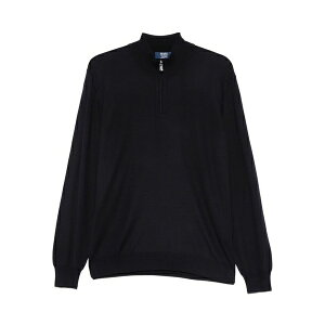�t�F�f�[�� �����Y T�V���c �g�b�v�X Half-zip top Blue