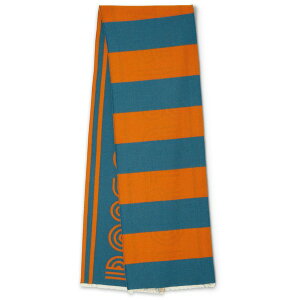 ���E�_�u���E�W�F�C ���f�B�[�X �}�t���[�E�X�g�[���E�X�J�[�t �A�N�Z�T���[ Raise your vibration striped scarf Green
