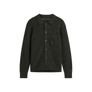�g�~�[ �q���t�B�K�[ �����Y �j�b�g&�Z�[�^�[ �A�E�^�[ Tommy Rib Bttn Cardi Sn61