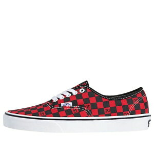 Vans �o���Y �����Y �X�j�[�J�[ �yVans x Valentino Garavani Authentic 'Checkerboard Red' VN000Z9A9Y1�z �T�C�Y US_7(25.0cm)