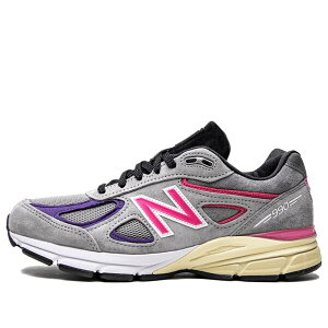 New Balance �j���[�o�����X �����Y �X�j�[�J�[ �yNew Balance x Kith x United Arrows & Sons 990 v4 'Grey Pink' M990KT4�z �T�C�Y US_5.5(23.5cm)