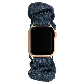 アンクライン レディース 腕時計 アクセサリー Women's Dark Blue Demin Scrunchie Band Compatible with 38/40/41mm Apple Watch Dark Blue