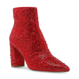 ベッツィジョンソン レディース オックスフォード シューズ Betsey Johnson Women's Cady Evening Booties Medium Red