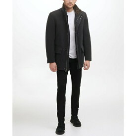 コールハーン メンズ ジャケット＆ブルゾン アウター Men's Wool Plush Car Coat Charcoal