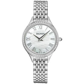 バルマン レディース 腕時計 アクセサリー Women's Swiss Balmain de Balmain Diamond (1/4 ct. t.w.) Stainless Steel Bracelet Watch 29mm Silver