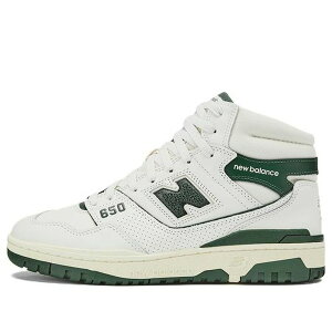 New Balance �j���[�o�����X �����Y �X�j�[�J�[ �yNew Balance x Aim? Leon Dore 650R 'White Green' BB650RL1�z �T�C�Y US_12(30.0cm)