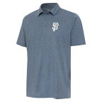 アンティグア メンズ ポロシャツ トップス San Francisco Giants Antigua Par 3 Polo Heather Navy