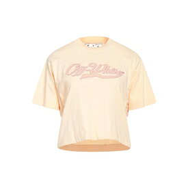 【送料無料】 オフホワイト レディース Tシャツ トップス T-shirts Apricot