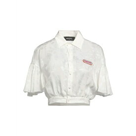 【送料無料】 ディースクエアード レディース シャツ トップス Shirts White