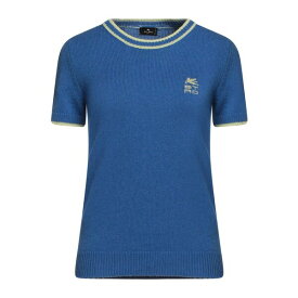 【送料無料】 エトロ レディース ニット&セーター アウター Sweaters Blue
