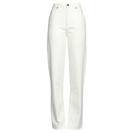 【送料無料】 ツインセット レディース デニムパンツ ボトムス Jeans White