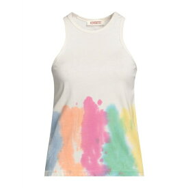 【送料無料】 コンタット レディース カットソー トップス Tank tops Off white