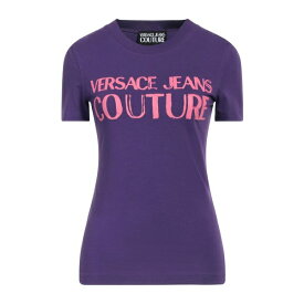 【送料無料】 ベルサーチ レディース Tシャツ トップス T-shirts Purple