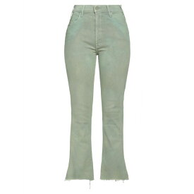 【送料無料】 マザー レディース デニムパンツ ボトムス Jeans Sage green