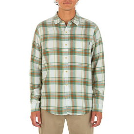 ハーレー メンズ シャツ トップス Hurley Men's Portland Flannel Long Sleeve Shirt Smoke Grey