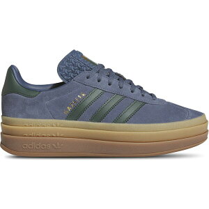 adidas �A�f�B�_�X ���f�B�[�X �X�j�[�J�[ �yadidas Gazelle Bold Blue Green (Women's)�z �T�C�Y US_9.5(26.5cm) Blue/Green