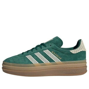 adidas �A�f�B�_�X ���f�B�[�X �X�j�[�J�[ �y(WMNS) adidas Gazelle Bold 'Collegiate Green White Gold' JS3358�z �T�C�Y US_7(24.0cm)