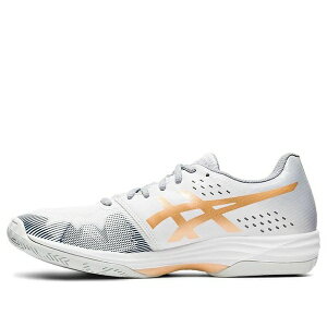 ASICS �A�V�b�N�X ���f�B�[�X �X�j�[�J�[ �y(WMNS) ASICS Gel Tactic 'White Champagne' 1072A035-102�z �T�C�Y US_5(22.0cm)