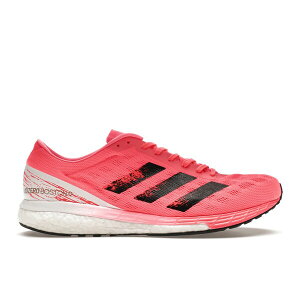 adidas �A�f�B�_�X �����Y �X�j�[�J�[ �yadidas Adizero Boston 9 Signal Pink Black�z �T�C�Y US_8.5(26.5cm) Signal Pink/Core Black/Copper Metallic