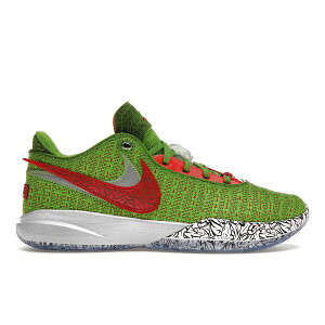 Nike �i�C�L �����Y �X�j�[�J�[ �yNike LeBron 20 Stocking Stuffer�z �T�C�Y US_7.5(25.5cm) Green Apple/Reflect Silver/University Red/Bright Crimson/Blue Chill