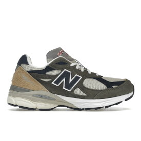 New Balance ニューバランス メンズ スニーカー 【New Balance 990v3】 サイズ US_4(23.0cm) MiUSA Grey Blue Olive