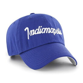 フォーティーセブン メンズ 帽子 アクセサリー Indianapolis Colts '47 Crosstown Clean Up Adjustable Hat Royal
