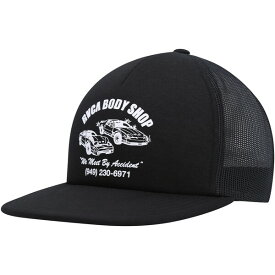 ルーカ メンズ 帽子 アクセサリー RVCA Body Shop Trucker Adjustable Hat Black