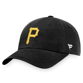 ファナティクス メンズ 帽子 アクセサリー Pittsburgh Pirates Fanatics Branded Cooperstown Collection Core Adjustable Hat Black