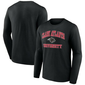 ファナティクス メンズ Tシャツ トップス Clark Atlanta University Panthers Fanatics Branded Campus Long Sleeve TShirt Black