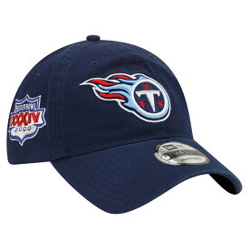 ニューエラ メンズ 帽子 アクセサリー Tennessee Titans New Era Distinct 9TWENTY Adjustable Hat Navy