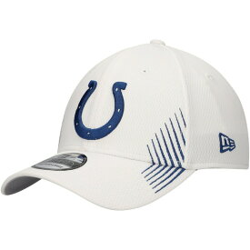 ニューエラ メンズ 帽子 アクセサリー Indianapolis Colts New Era Active 39THIRTY Flex Hat White