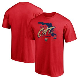 ファナティクス メンズ Tシャツ トップス Florida Panthers Fanatics Branded Hometown Collection Push Ahead TShirt Red