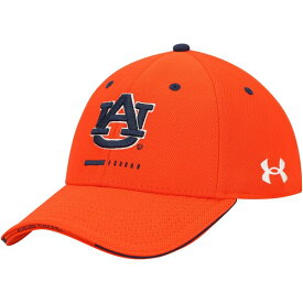 アンダーアーマー メンズ 帽子 アクセサリー Auburn Tigers Under Armour Blitzing Accent Performance Flex Hat Orange