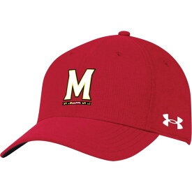 アンダーアーマー メンズ 帽子 アクセサリー Maryland Terrapins Under Armour CoolSwitch AirVent Adjustable Hat Red