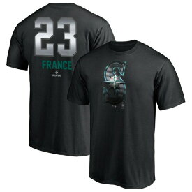 ファナティクス メンズ Tシャツ トップス Seattle Mariners Fanatics Branded Personalized Any Name & Number Midnight Mascot TShirt Black