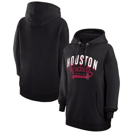 カールバンクス レディース パーカー・スウェットシャツ アウター Houston Rockets G III 4Her by Carl Banks Women's Filigree Logo Pullover Hoodie Black