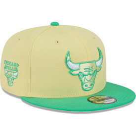 ニューエラ メンズ 帽子 アクセサリー Chicago Bulls New Era 9FIFTY Hat Yellow/Green