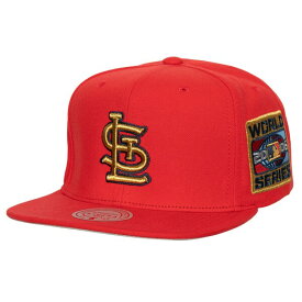ミッチェル&ネス メンズ 帽子 アクセサリー St. Louis Cardinals Mitchell & Ness Champ'd Up Snapback Hat Red