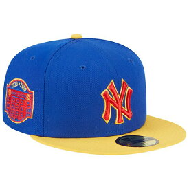 ニューエラ メンズ 帽子 アクセサリー New York Yankees New Era Empire 59FIFTY Fitted Hat Royal/Yellow