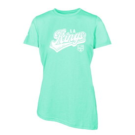 レベルウェア レディース Tシャツ トップス Los Angeles Kings Levelwear Women's Birch Sweep TShirt Mint