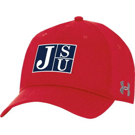 アンダーアーマー メンズ 帽子 アクセサリー Jackson State Tigers Under Armour CoolSwitch AirVent Adjustable Hat Red
