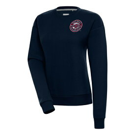 アンティグア レディース パーカー・スウェットシャツ アウター UConn Huskies Antigua Women's BackTo Back NCAA Men's Basketball National Champions Victory Pullover Sweatshirt Navy