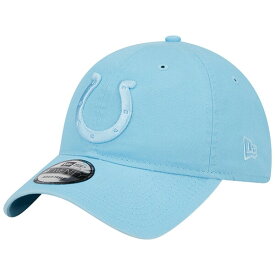 ニューエラ メンズ 帽子 アクセサリー Indianapolis Colts New Era Core Classic 2.0 Brights 9TWENTY Adjustable Hat Light Blue