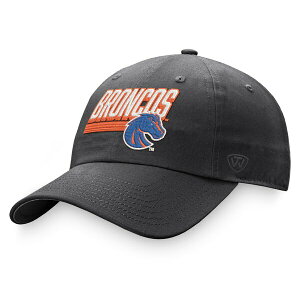 gbvEIuEUE[h Y Xq ANZT[ Boise State Broncos Top of the World Slice Adjustable Hat Charcoal