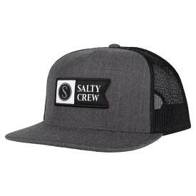 ソルティクルー メンズ 帽子 アクセサリー Salty Crew Alpha Twill Trucker Snapback Hat Heather Gray/Black